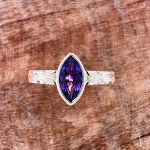 Purple Sapphire Ring