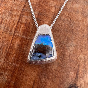 “The View” Boulder Opal pendant