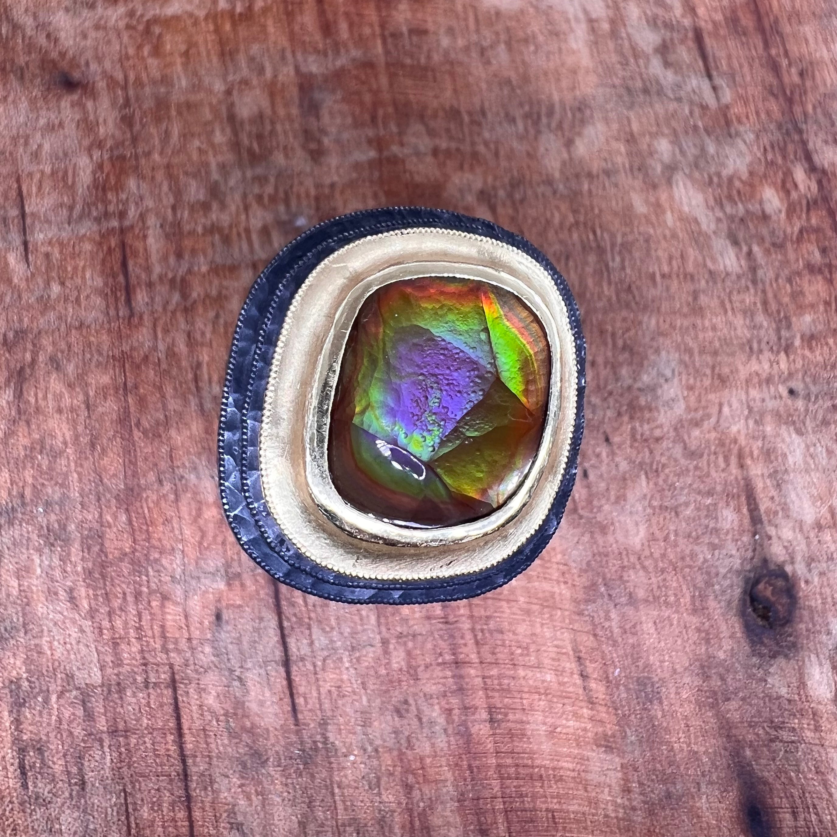 Statement Fire Agate Ring