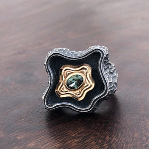 Organic Montana Sapphire Ring (.44ct.)