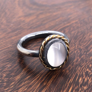 Cat’s Eye Moonstone ring