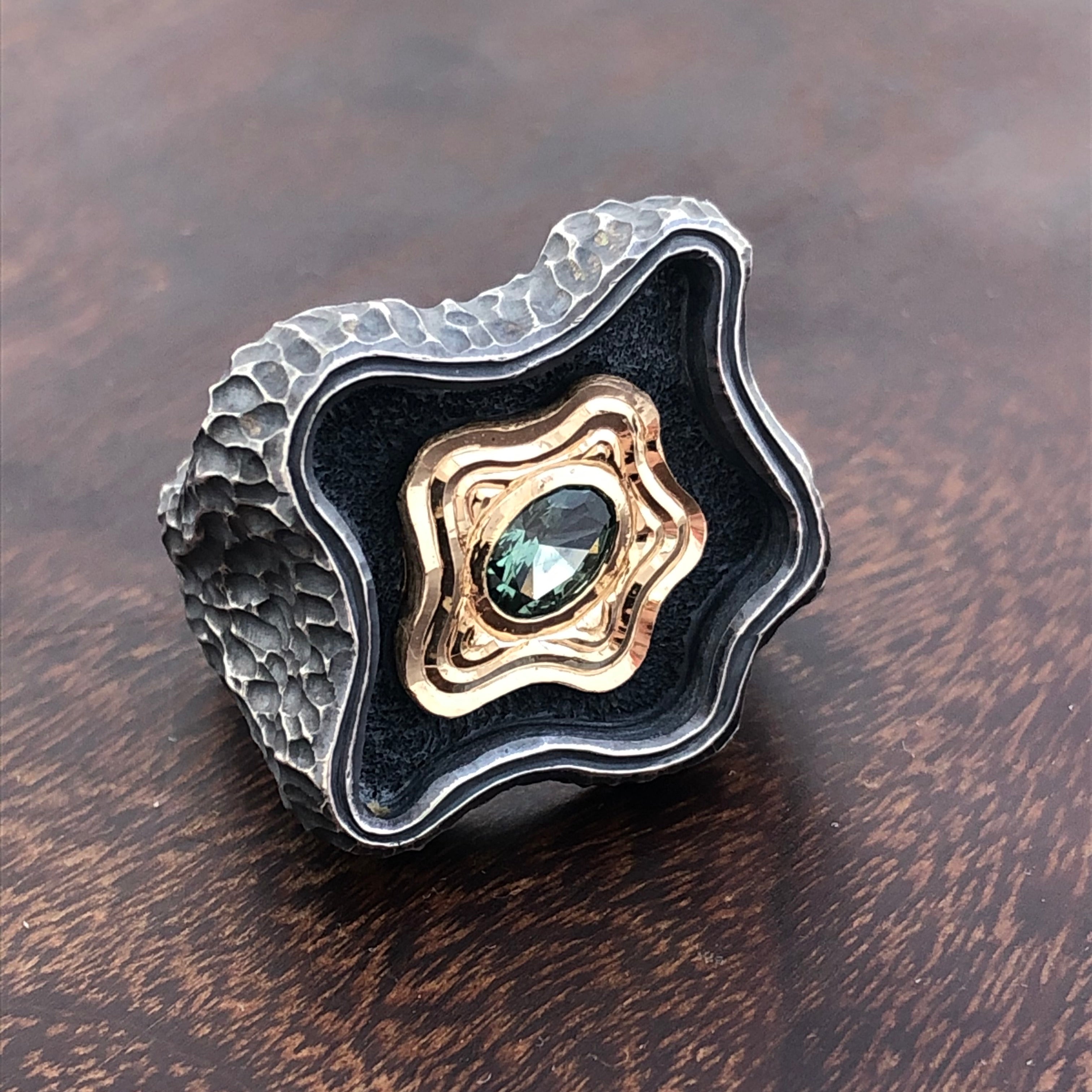 Organic Montana Sapphire Ring (.44ct.)