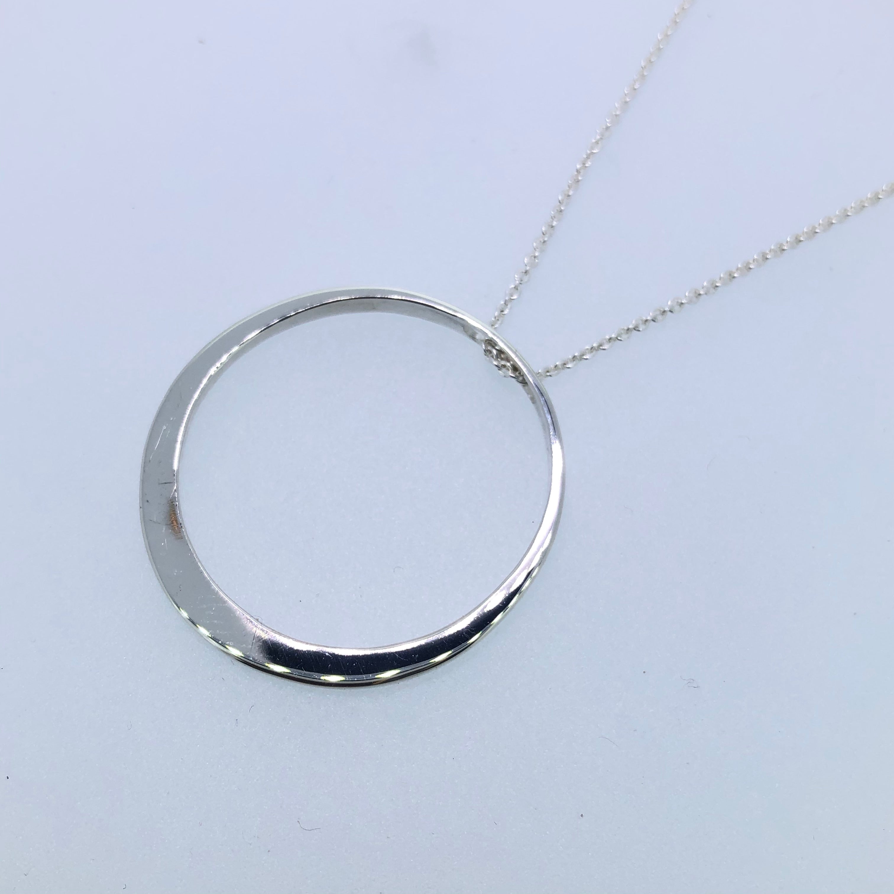 hollow circle Necklace with black thread at Rs 149, Surat